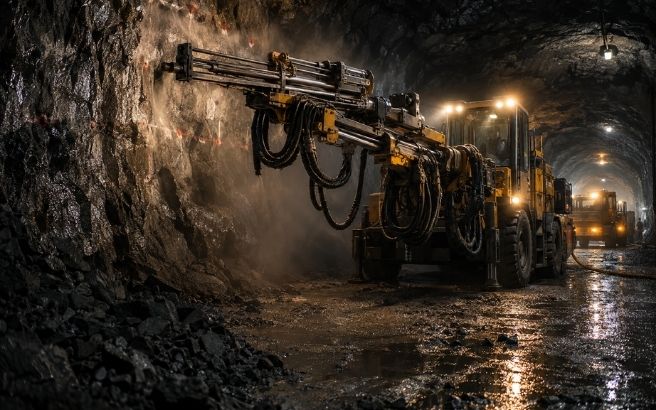 Underground mining drilling equipment